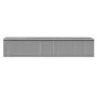 Cobertizo de jardín acero galvanizado gris 257x990x181 cm de vidaXL, Cobertizos - Ref: Foro24-47037, Precio: 1,00 €, Descuent...