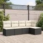 5-teiliges Gartenmöbel-Set und schwarze synthetische Rattankissen von , Gartensets - Ref: Foro24-3249355, Preis: 269,85 €, Ra...