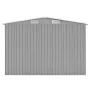 Cobertizo de jardín acero galvanizado gris 257x990x181 cm de vidaXL, Cobertizos - Ref: Foro24-47037, Precio: 1,00 €, Descuent...