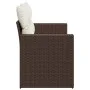 Garden sofa with cushions 2 seater brown synthetic rattan by , Outdoor sofas - Ref: Foro24-366209, Price: 159,03 €, Discount: %