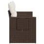 Gartensofa mit Kissen, 2-Sitzer, braunes synthetisches Rattan von , Outdoor-Sofas - Ref: Foro24-366221, Preis: 176,30 €, Raba...