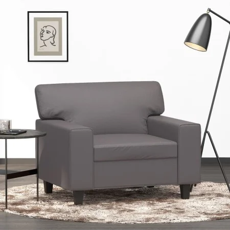 Gray synthetic leather armchair 60 cm by , Sofas - Ref: Foro24-359409, Price: 132,71 €, Discount: %