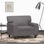 Gray synthetic leather armchair 60 cm by , Sofas - Ref: Foro24-359409, Price: 132,71 €, Discount: %