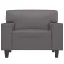 Gray synthetic leather armchair 60 cm by , Sofas - Ref: Foro24-359409, Price: 132,71 €, Discount: %