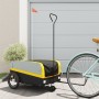 Remolque para bicicleta hierro negro y amarillo 45 kg de , Remolques para bicicletas - Ref: Foro24-94071, Precio: 81,84 €, De...
