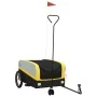 Remolque para bicicleta hierro negro y amarillo 45 kg de , Remolques para bicicletas - Ref: Foro24-94071, Precio: 90,00 €, De...