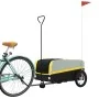 Remolque para bicicleta hierro negro y amarillo 45 kg de , Remolques para bicicletas - Ref: Foro24-94071, Precio: 90,00 €, De...