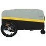 Black and yellow iron bicycle trailer 45 kg by , Bicycle trailers - Ref: Foro24-94071, Price: 90,00 €, Discount: %