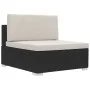 3-piece garden sofa set and black synthetic rattan cushions by vidaXL, Garden sets - Ref: Foro24-47264, Price: 270,60 €, Disc...