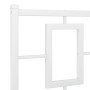 Bettgestell aus weißem Metall mit Kopfteil 160x200 cm von , Betten und Lattenroste - Ref: Foro24-374293, Preis: 107,98 €, Rab...