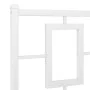 White metal bed frame with headboard 160x200 cm by , Beds and slatted bases - Ref: Foro24-374293, Price: 106,47 €, Discount: %
