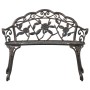 Bistrobank aus Aluminiumguss Bronze 100 cm von vidaXL, Gartenbänke - Ref: Foro24-47859, Preis: 148,85 €, Rabatt: %