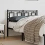 Black metal headboard 120 cm by , Headboards and footboards - Ref: Foro24-374272, Price: 43,48 €, Discount: %