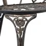 Bistrobank aus Aluminiumguss Bronze 100 cm von vidaXL, Gartenbänke - Ref: Foro24-47859, Preis: 152,19 €, Rabatt: %