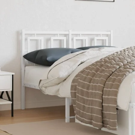 Kopfteil aus weißem Metall, 120 cm von , Kopf- und Fußteile - Ref: Foro24-374321, Preis: 41,52 €, Rabatt: %