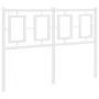 Cabecero de metal blanco 120 cm de , Cabeceros y pies de cama - Ref: Foro24-374321, Precio: 41,52 €, Descuento: %