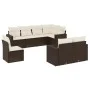 8-piece garden sofa set and brown synthetic rattan cushions by , Garden sets - Ref: Foro24-3219233, Price: 566,00 €, Discount: %