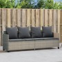 Sonnenliege mit hellgrauen synthetischen Rattankissen von , Liegen - Ref: Foro24-368349, Preis: 230,14 €, Rabatt: %