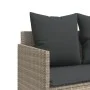 Sonnenliege mit hellgrauen synthetischen Rattankissen von , Liegen - Ref: Foro24-368349, Preis: 226,40 €, Rabatt: %