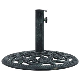 Green cast iron parasol base 9 kg 40 cm by vidaXL, Umbrella bases - Ref: Foro24-47863, Price: 49,60 €, Discount: %