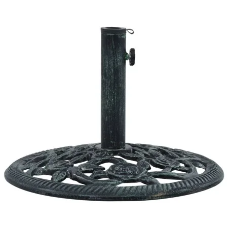 Green cast iron parasol base 9 kg 40 cm by vidaXL, Umbrella bases - Ref: Foro24-47863, Price: 49,73 €, Discount: %