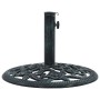Sonnenschirmständer aus grünem Gusseisen, 9 kg, 40 cm von vidaXL, Schirmständer - Ref: Foro24-47863, Preis: 49,60 €, Rabatt: %