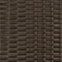 Lounger with hood and brown synthetic rattan cushions by , Loungers - Ref: Foro24-368354, Price: 279,11 €, Discount: %