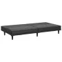 2 seater black synthetic leather sofa bed by , Sofas - Ref: Foro24-375947, Price: 239,37 €, Discount: %