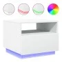 Coffee table with white LED lights 50x49x40 cm by , Coffee table - Ref: Foro24-839826, Price: 59,02 €, Discount: %