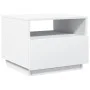 Coffee table with white LED lights 50x49x40 cm by , Coffee table - Ref: Foro24-839826, Price: 59,02 €, Discount: %