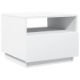 Couchtisch mit weißen LED-Leuchten 50x49x40 cm von , Couchtisch - Ref: Foro24-839826, Preis: 56,54 €, Rabatt: %