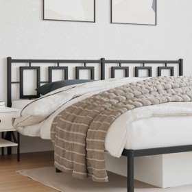 Kopfteil aus schwarzem Metall, 200 cm von , Kopf- und Fußteile - Ref: Foro24-374279, Preis: 50,34 €, Rabatt: %
