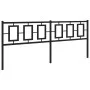 Kopfteil aus schwarzem Metall, 200 cm von , Kopf- und Fußteile - Ref: Foro24-374279, Preis: 49,62 €, Rabatt: %