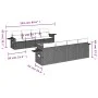 8-piece garden sofa set and black synthetic rattan cushions by , Garden sets - Ref: Foro24-3256812, Price: 543,44 €, Discount: %