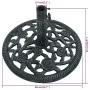 Green cast iron parasol base 9 kg 40 cm by vidaXL, Umbrella bases - Ref: Foro24-47863, Price: 49,73 €, Discount: %