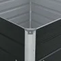 Erhöhter Pflanzkübel aus verzinktem Stahl in Anthrazit, 100 x 100 x 45 cm von vidaXL, Töpfe und Pflanzgefäße - Ref: Foro24-47...