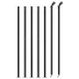 Wire fence with anthracite gray flange 1x10 m by , fence panels - Ref: Foro24-154305, Price: 51,30 €, Discount: %