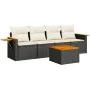 5-piece garden furniture set and black synthetic rattan cushions by , Garden sets - Ref: Foro24-3259018, Price: 300,93 €, Dis...