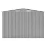 Gartenhaus aus verzinktem Stahl grau 257x779x181 cm von vidaXL, Schuppen - Ref: Foro24-47033, Preis: 917,63 €, Rabatt: %