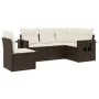 5-piece garden dining set and brown synthetic rattan cushions by , Garden sets - Ref: Foro24-3252510, Price: 366,25 €, Discou...