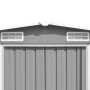 Cobertizo de jardín acero galvanizado gris 257x779x181 cm de vidaXL, Cobertizos - Ref: Foro24-47033, Precio: 859,27 €, Descue...