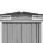 Gartenhaus aus verzinktem Stahl grau 257x779x181 cm von vidaXL, Schuppen - Ref: Foro24-47033, Preis: 917,63 €, Rabatt: %