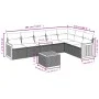 8-teiliges Gartensofa-Set und schwarze synthetische Rattankissen von , Gartensets - Ref: Foro24-3260117, Preis: 474,25 €, Rab...
