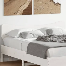 Bettkopfteil aus massivem weißem Kiefernholz, 160 cm von , Kopf- und Fußteile - Ref: Foro24-844770, Preis: 52,89 €, Rabatt: %