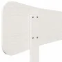 Bettkopfteil aus massivem weißem Kiefernholz, 180 cm von , Kopf- und Fußteile - Ref: Foro24-844766, Preis: 55,81 €, Rabatt: %