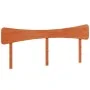 Wax brown solid pine wood bed headboard 200 cm by , Headboards and footboards - Ref: Foro24-844764, Price: 51,64 €, Discount: %
