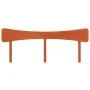 Wax brown solid pine wood bed headboard 200 cm by , Headboards and footboards - Ref: Foro24-844764, Price: 51,64 €, Discount: %