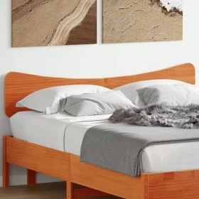 Bettkopfteil aus massivem Kiefernholz in Wachsbraun, 160 cm von , Kopf- und Fußteile - Ref: Foro24-844772, Preis: 45,51 €, Ra...