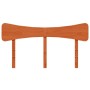 Cabecero de cama madera maciza de pino marrón cera 160 cm de , Cabeceros y pies de cama - Ref: Foro24-844772, Precio: 46,00 €