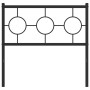 Kopfteil aus schwarzem Metall, 90 cm von , Kopf- und Fußteile - Ref: Foro24-376254, Preis: 33,06 €, Rabatt: %